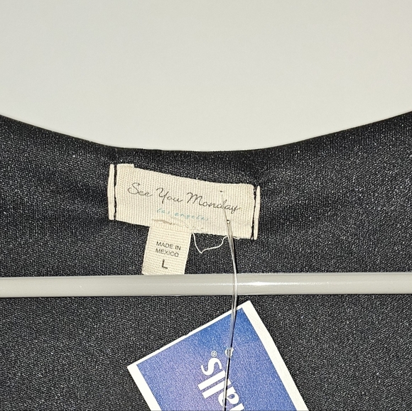 Woman's Large Metallic Slim Dress by See You Monday - Picture 2 of 4